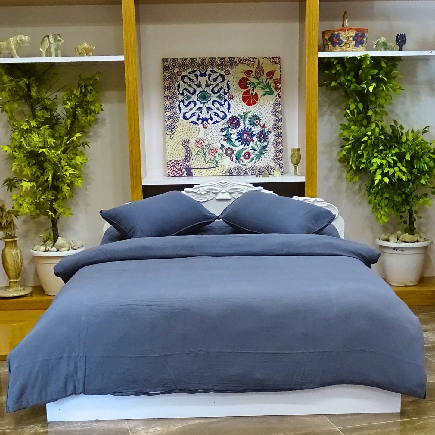 Wholesale Muslin Solid Color Duvet Cover and Sets, Organic 100% Turkish Cotton Bedding Sets by Cottonpolis