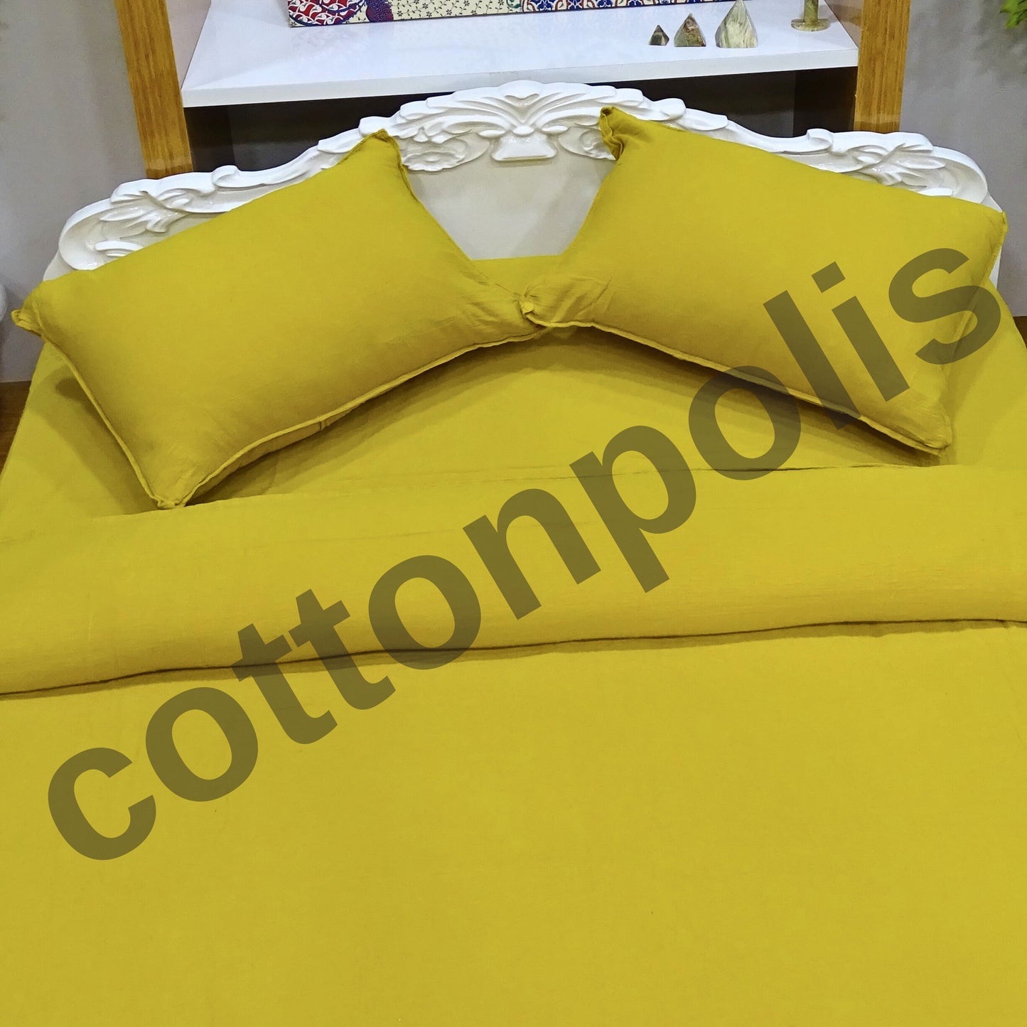 Wholesale Muslin Solid Color Duvet Cover and Sets, Organic 100% Turkish Cotton Bedding Sets by Cottonpolis