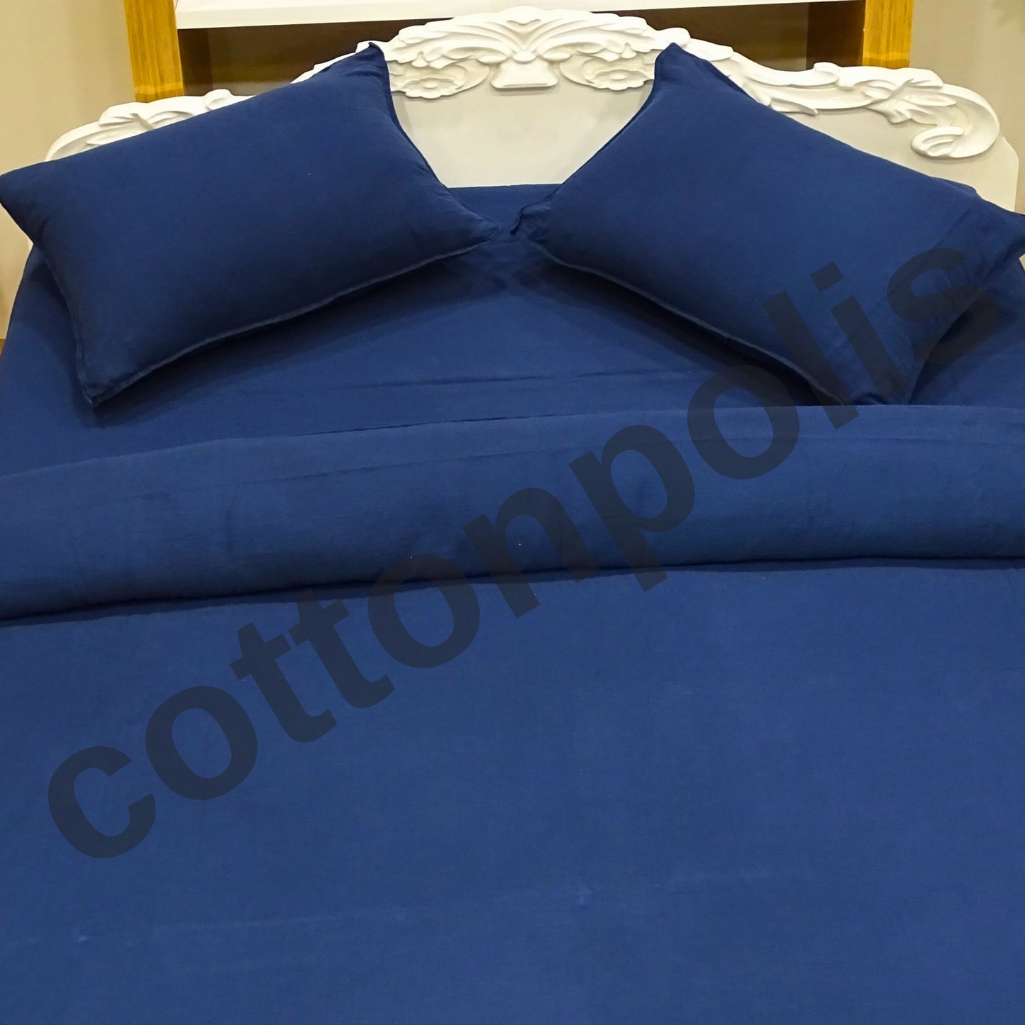 Wholesale Muslin Solid Color Duvet Cover and Sets, Organic 100% Turkish Cotton Bedding Sets by Cottonpolis