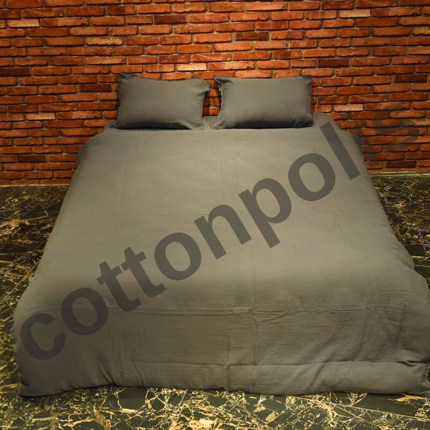 Wholesale Muslin Solid Color Duvet Cover and Sets, Organic 100% Turkish Cotton Bedding Sets by Cottonpolis
