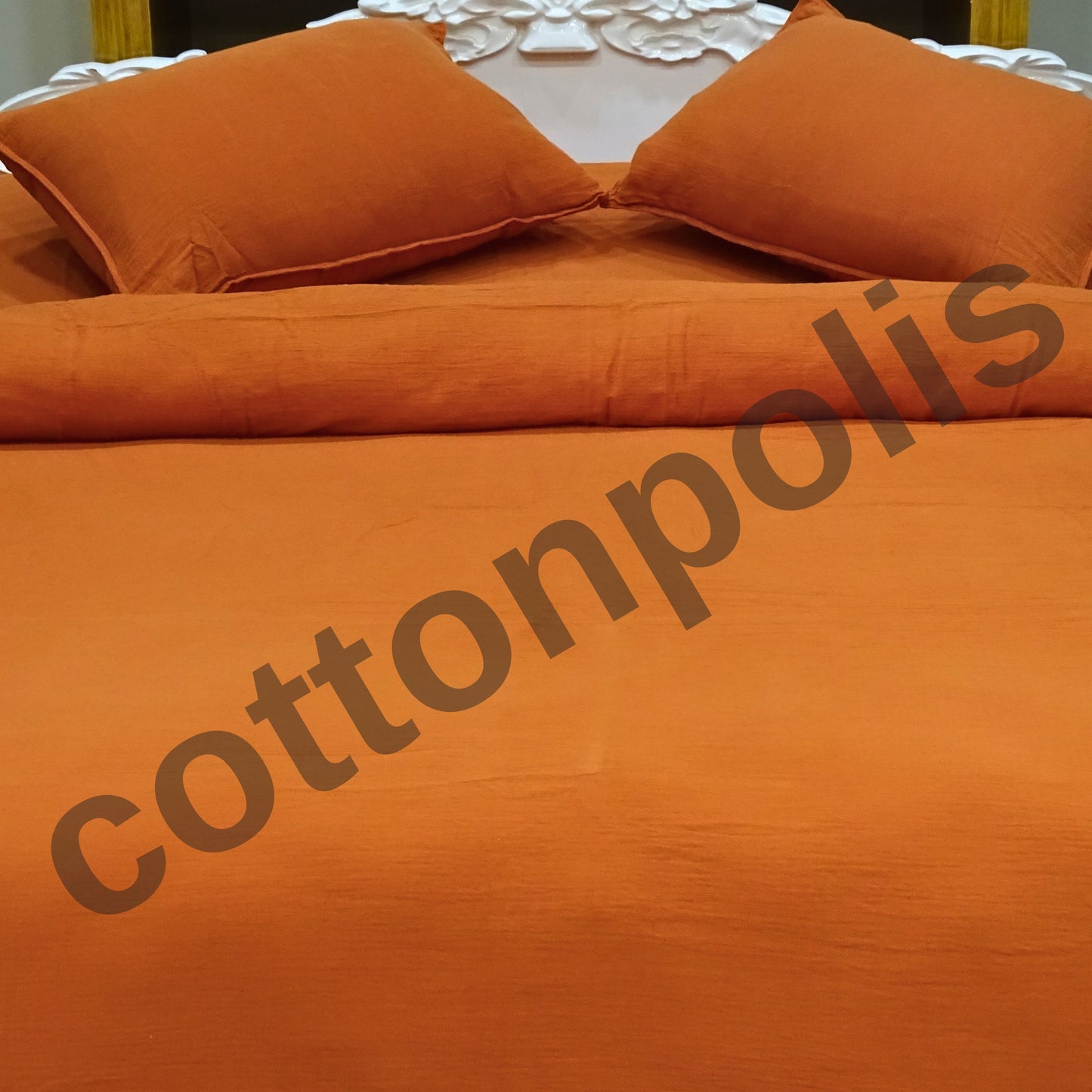 Wholesale Muslin Solid Color Duvet Cover and Sets, Organic 100% Turkish Cotton Bedding Sets by Cottonpolis