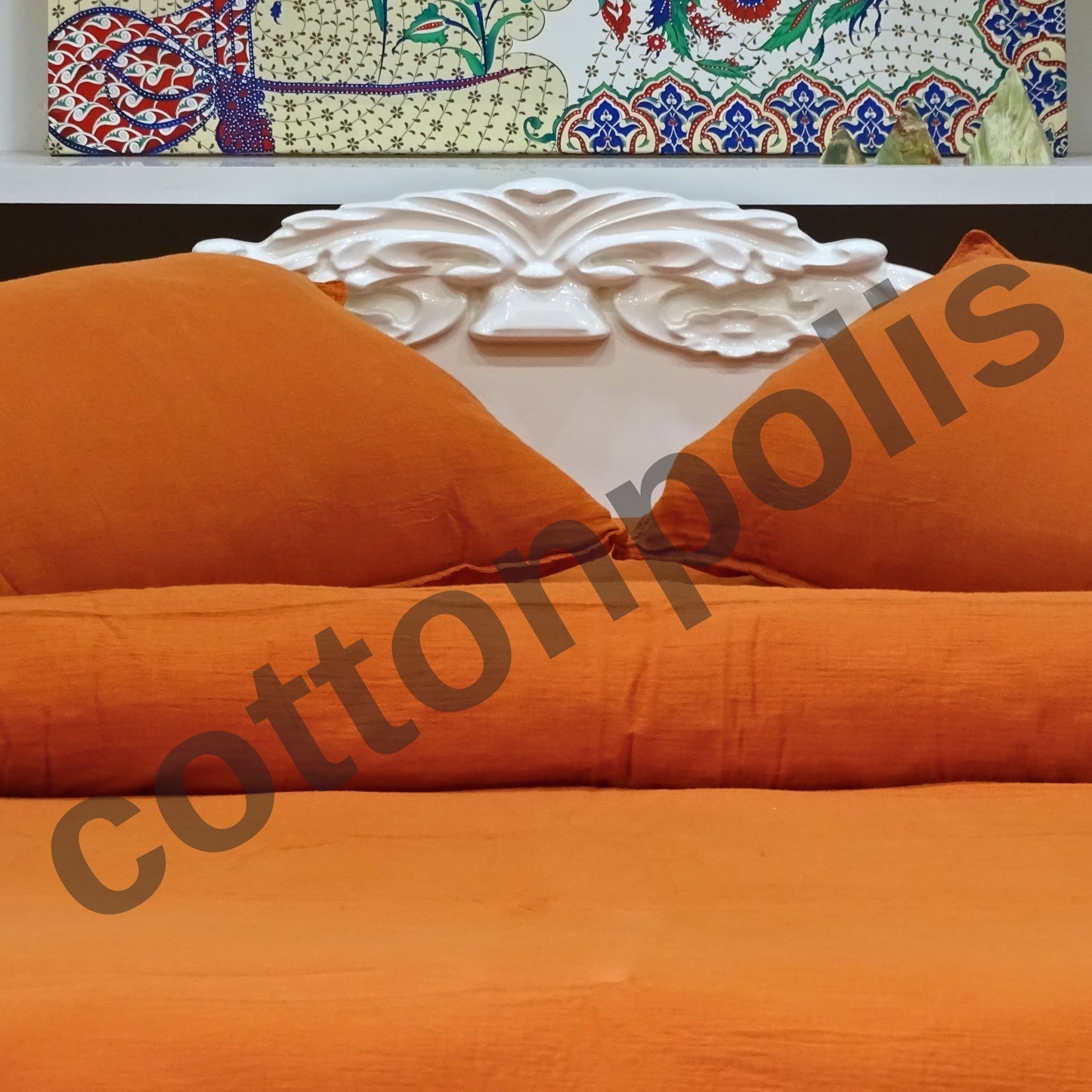 Wholesale Muslin Solid Color Duvet Cover and Sets, Organic 100% Turkish Cotton Bedding Sets by Cottonpolis