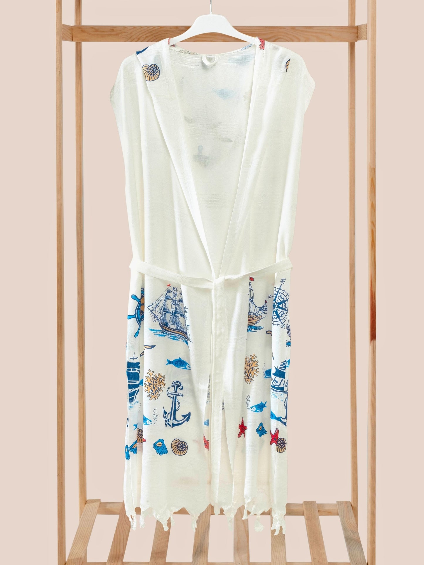 Wholesale Printed Bamboo Muslin Beach Dress and Pareo with Hooded Wide Range of Patterns Available by Cottonpolis