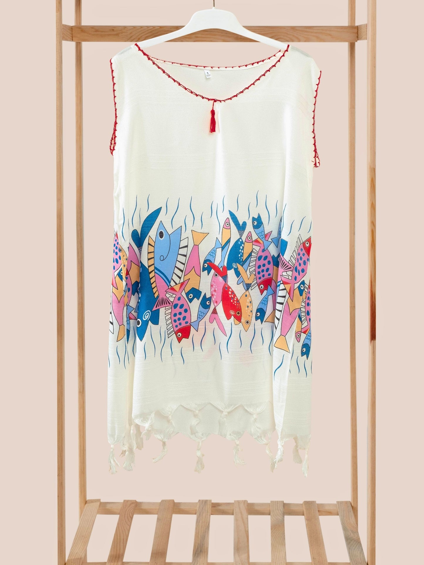 Wholesale Printed Bamboo Muslin Beach Dress and Pareo with Lace Wide Range of Patterns Available by Cottonpolis