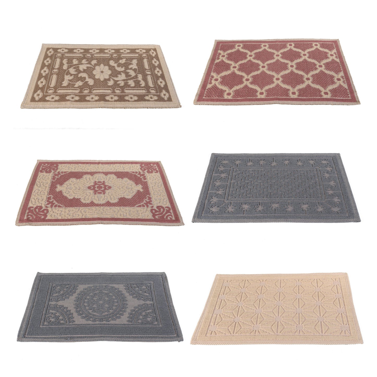 Wholesale Bath Mats Different Patterns Available 100% Cotton Bathroom Rugs by Cottonpolis