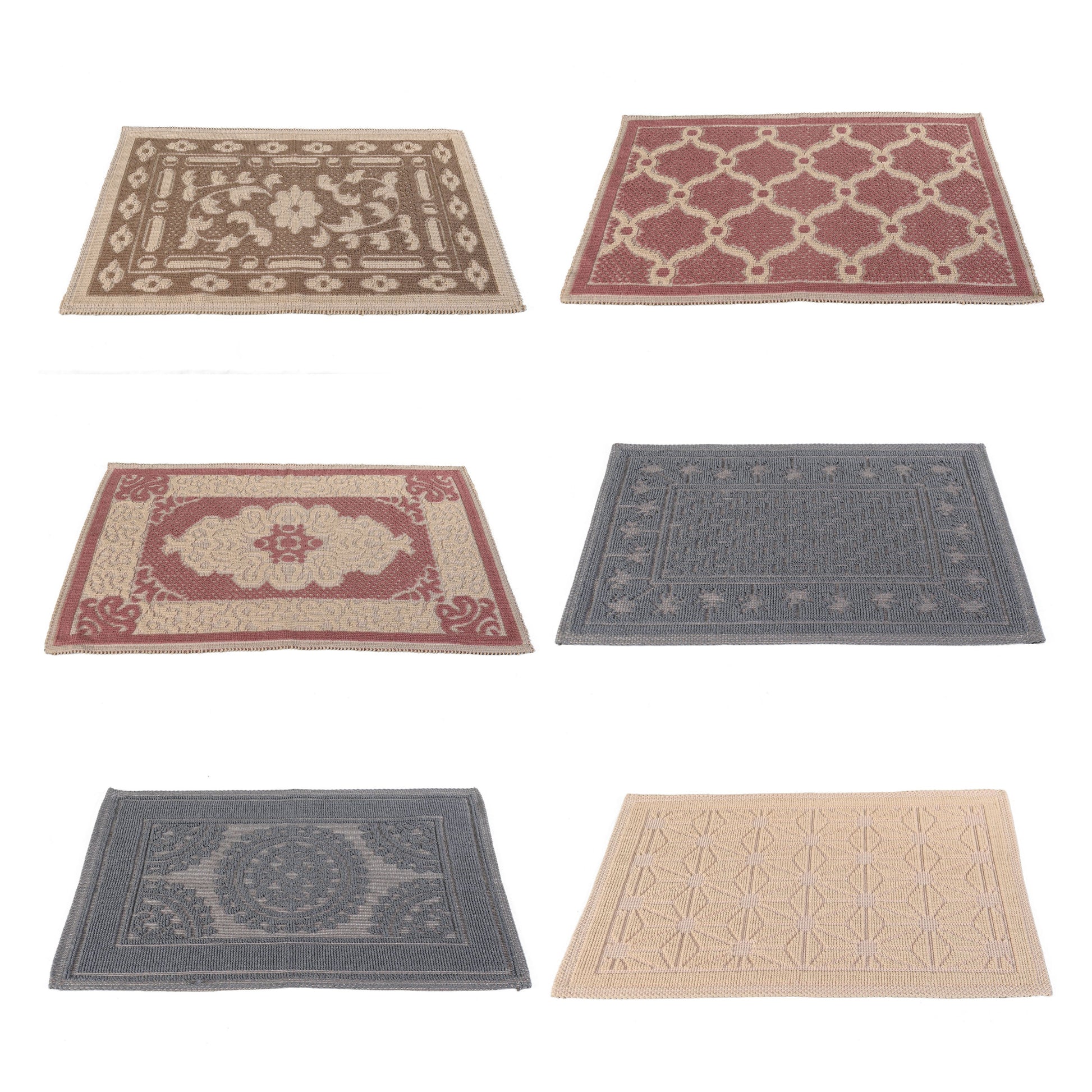 Wholesale Bath Mats Different Patterns Available 100% Cotton Bathroom Rugs by Cottonpolis