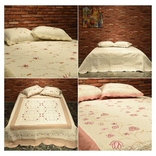 Wholesale Floral Bedspreads and Sets Multipurpose Turkish Cotton Blankets by Cottonpolis