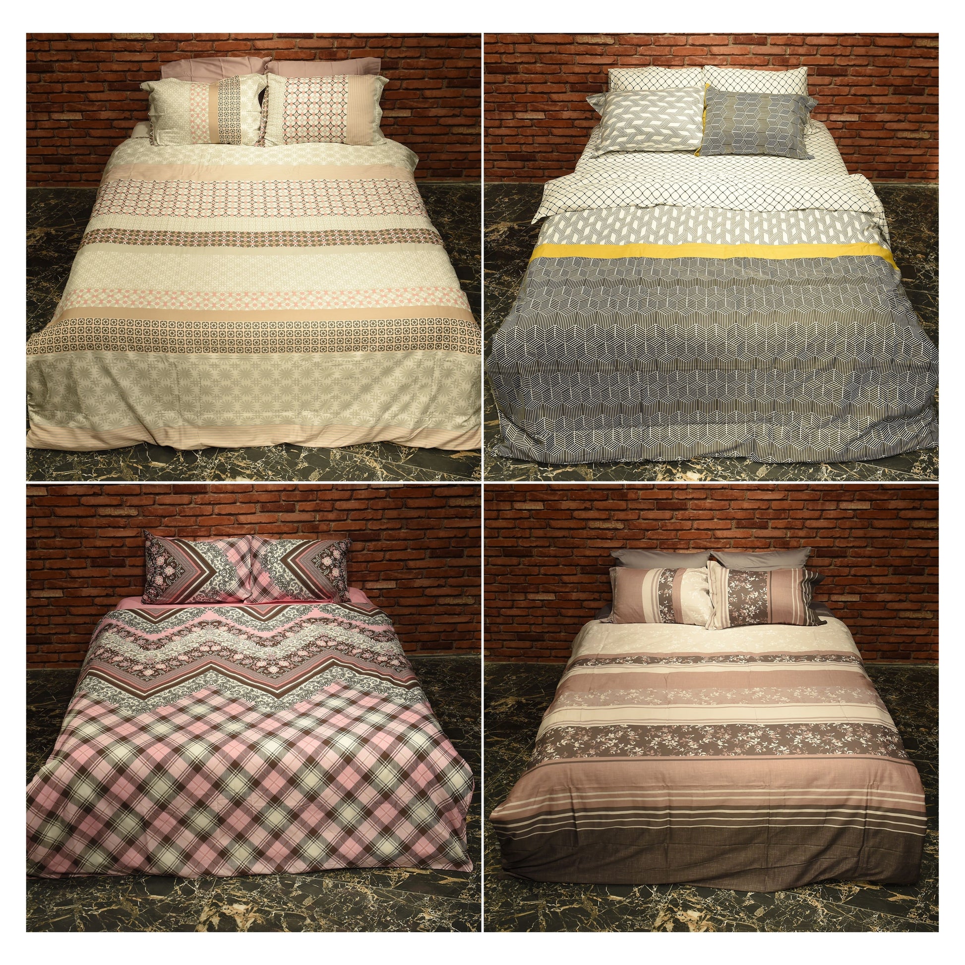 Wholesale Striped Patterned Duvet Cover and Sets Premium Series, 100% Turkish Cotton Bedding Sets by Cottonpolis