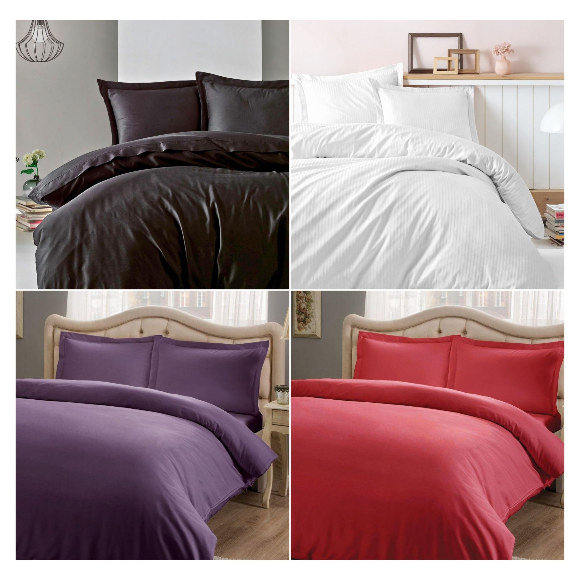 Wholesale Premium Plain Duvet Cover and Sets, Organic 100% Turkish Cotton Bedding Sets by Cottonpolis