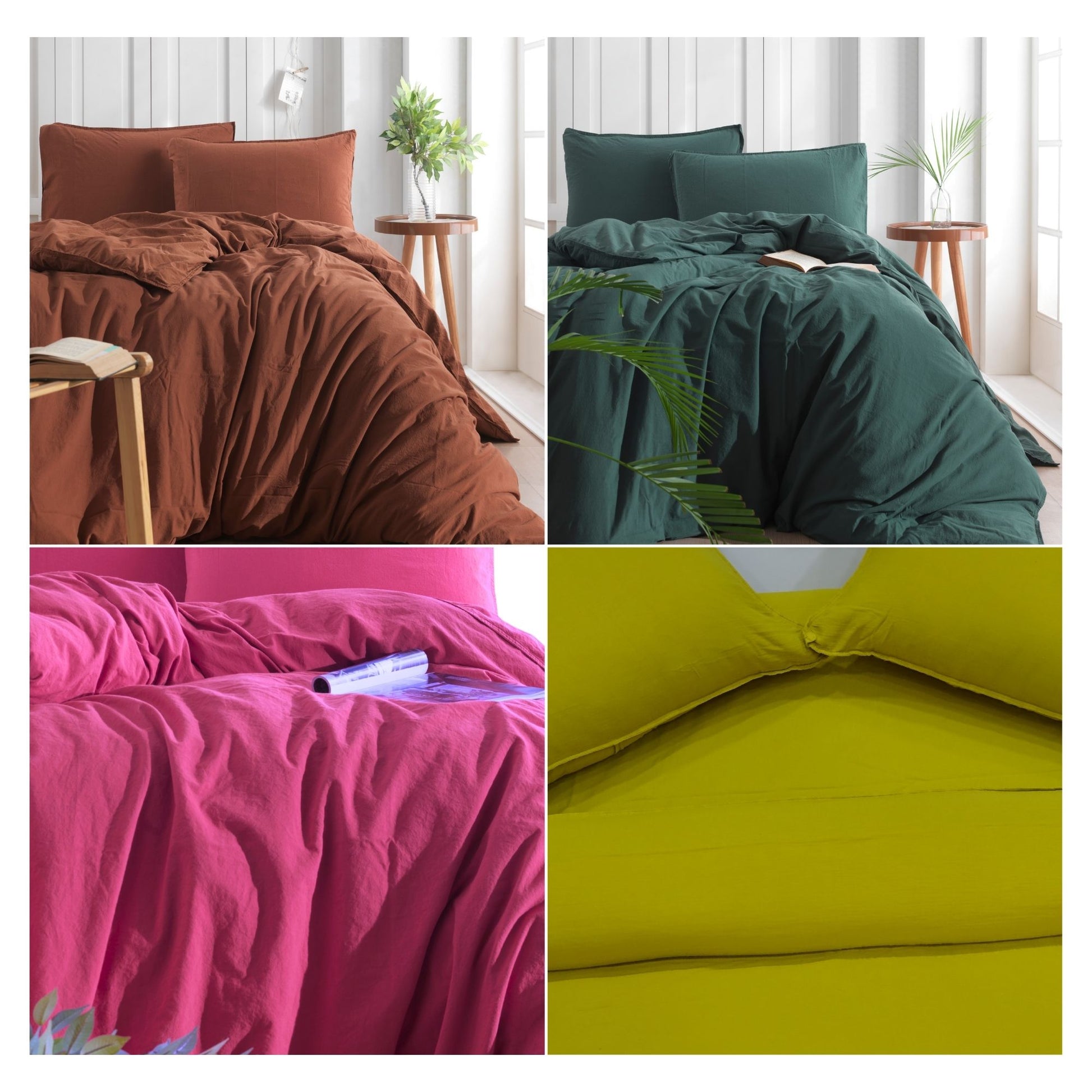 Wholesale Stonewashed Duvet Cover and Sets, Organic 100% Turkish Cotton Bedding Sets by Cottonpolis