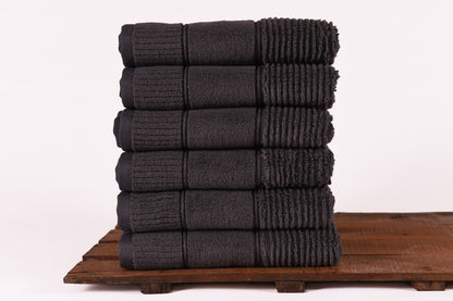 Turkish Towels Black Striped, 600 Gsm, Wholesale by Cottonpolis-45