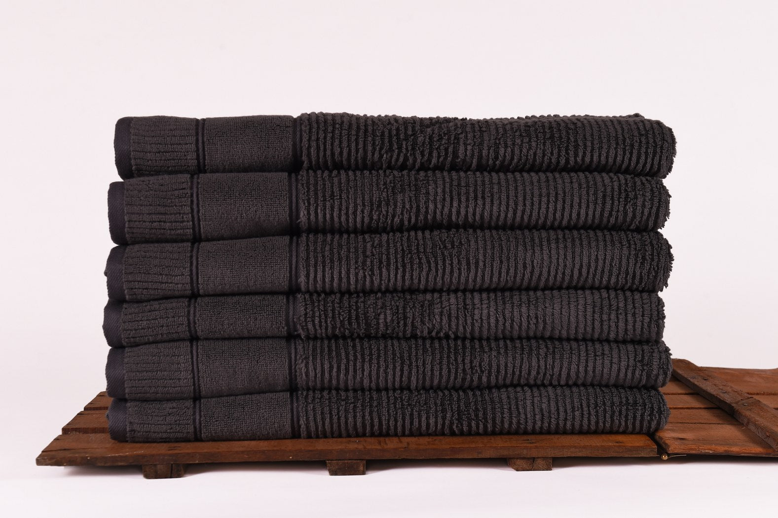 Turkish Towels Black Striped, 600 Gsm, Wholesale by Cottonpolis-47