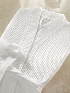 Waffle 250 Gsm Terry-Cloth Bathrobe Kimono - Wholesale Hotel Robes - by Cottonpolis