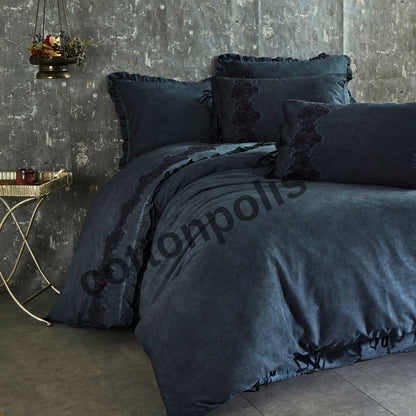 Wholesale 1000 TC Series Duvet Covers & Sets Lace Design, Organic 100% Turkish Cotton Bedding Sets by Cottonpolis