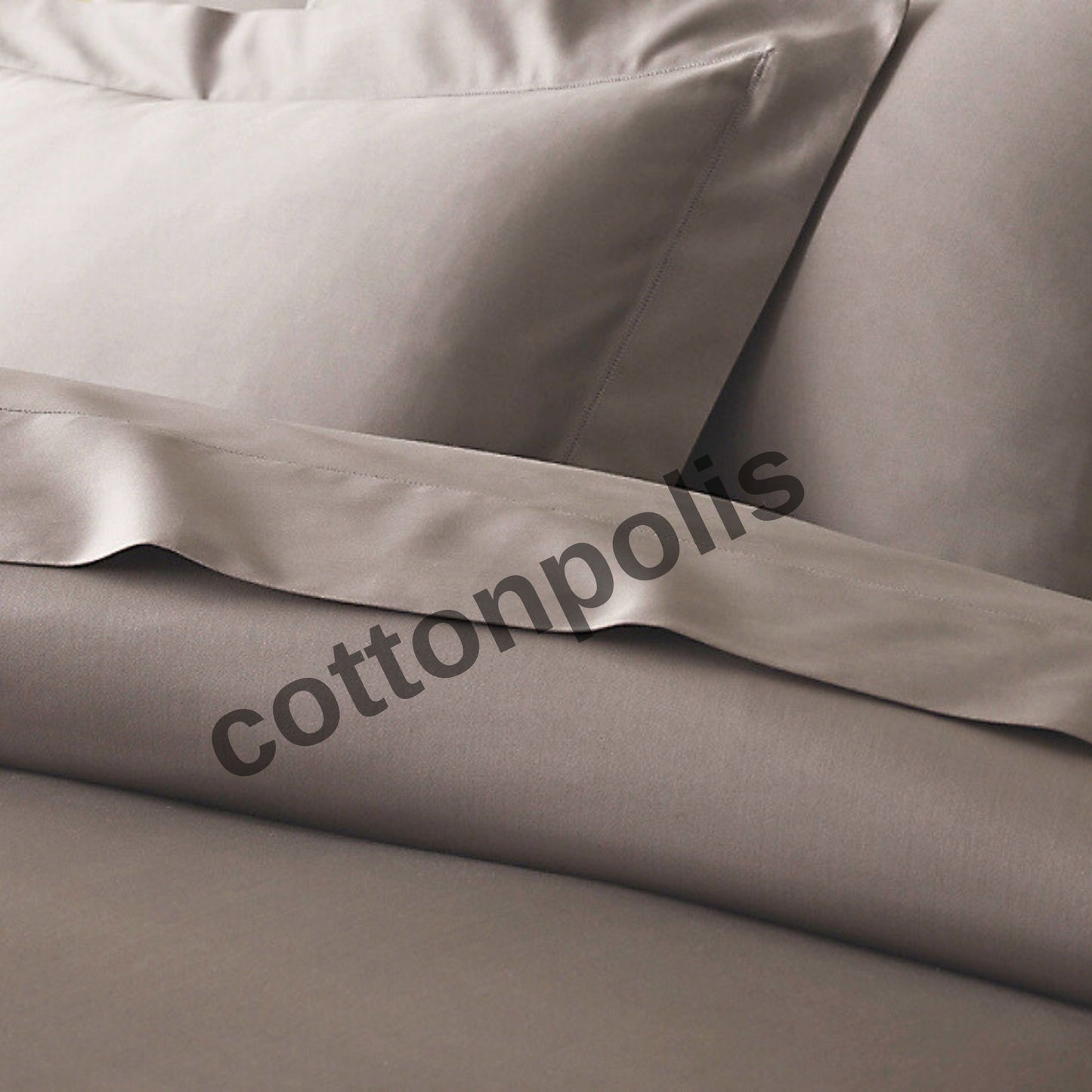 Wholesale 1000 TC Series Duvet Covers & Sets Satin Flounced Design, Organic 100% Turkish Cotton Bedding Sets by Cottonpolis