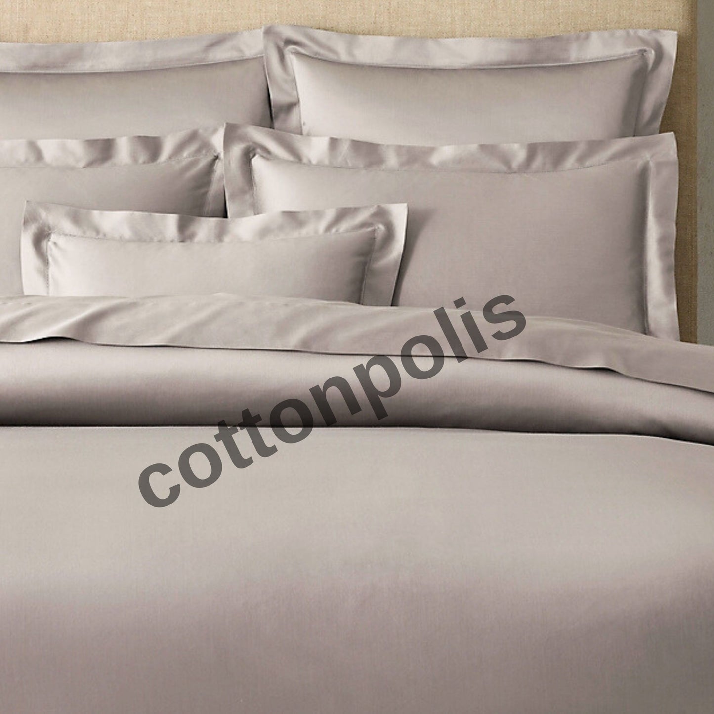 Wholesale 1000 TC Series Duvet Covers & Sets Satin Flounced Design, Organic 100% Turkish Cotton Bedding Sets by Cottonpolis