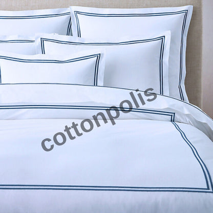 Wholesale 1000 TC Series Duvet Covers & Sets Striped Design, Organic 100% Turkish Cotton Bedding Sets by Cottonpolis