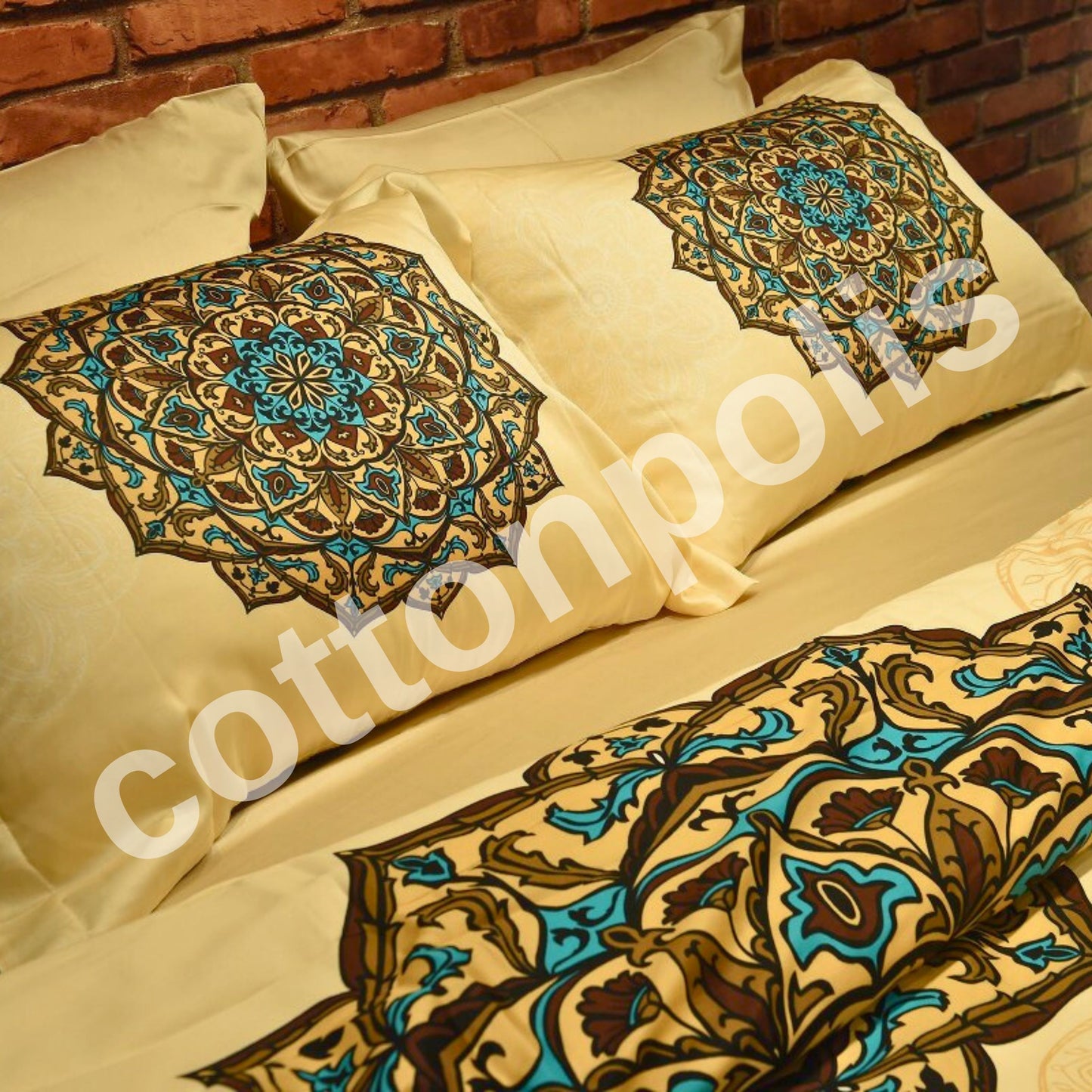 Wholesale Authentic Patterned Duvet Cover and Sets Premium Series, 100% Turkish Cotton Bedding Sets by Cottonpolis