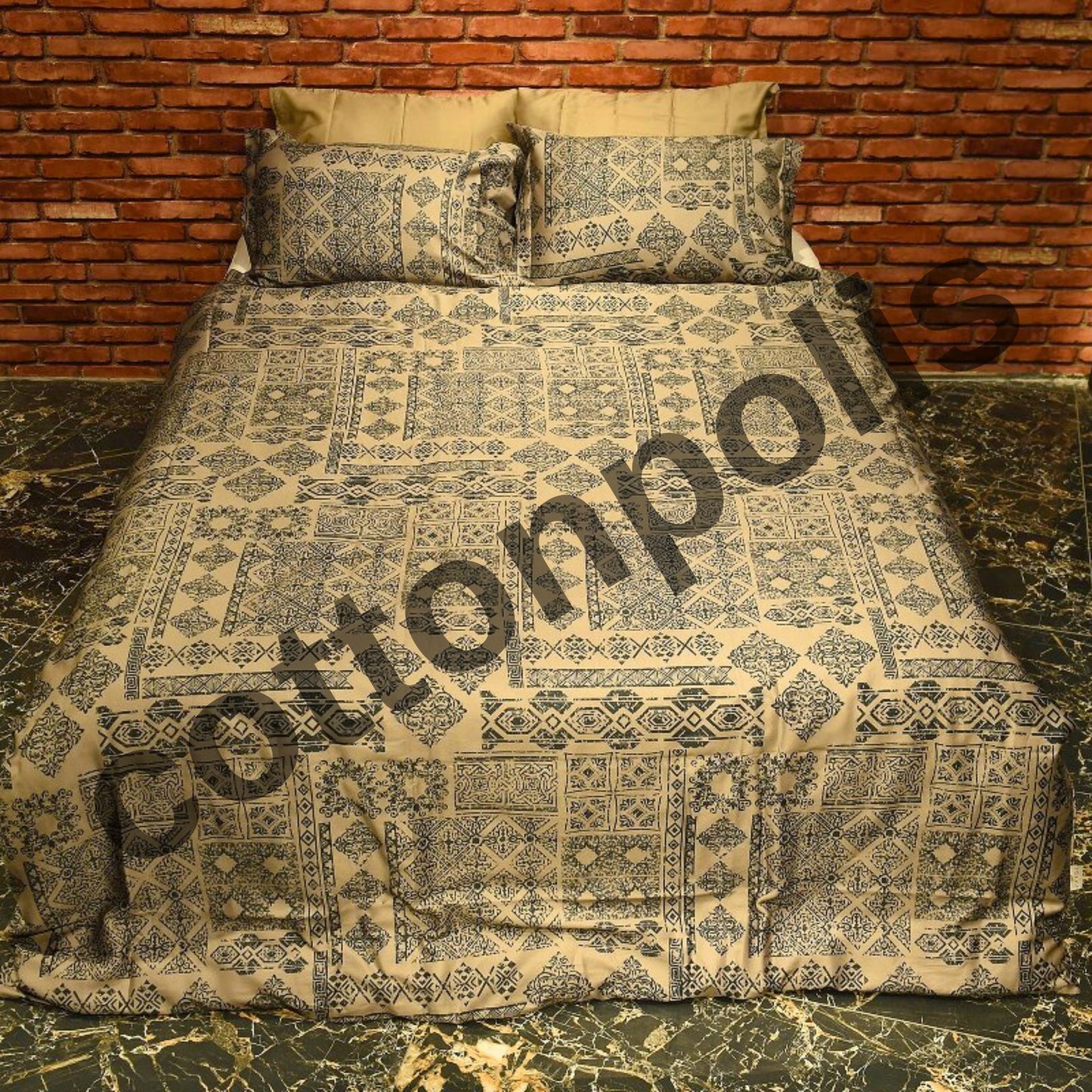 Wholesale Authentic Patterned Duvet Cover and Sets Premium Series, 100% Turkish Cotton Bedding Sets by Cottonpolis