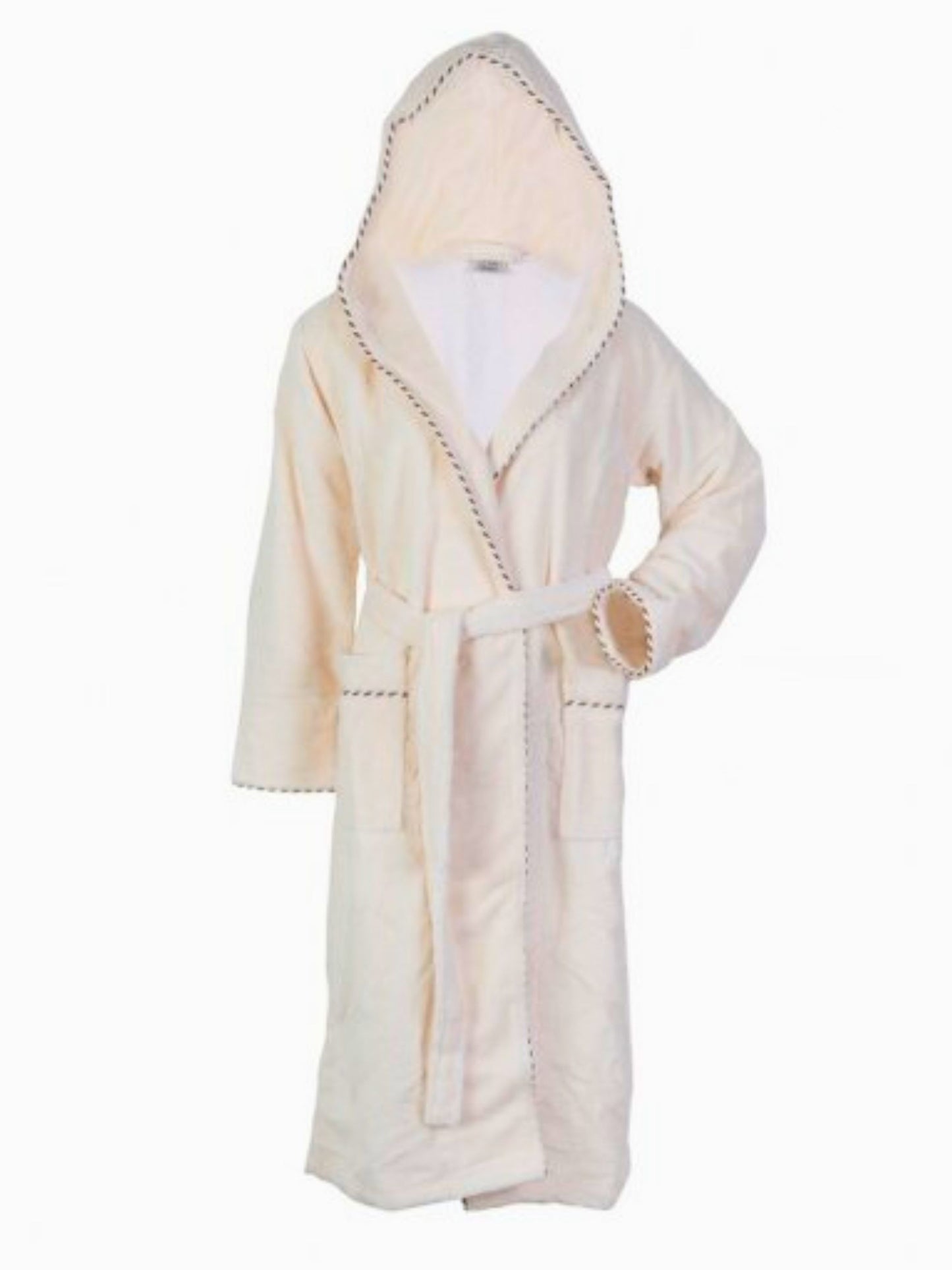 Wholesale Cheap Velvet Terry Cloth Robes with Hooded 100% Turkish Cotton Bathrobes by Cottonpolis