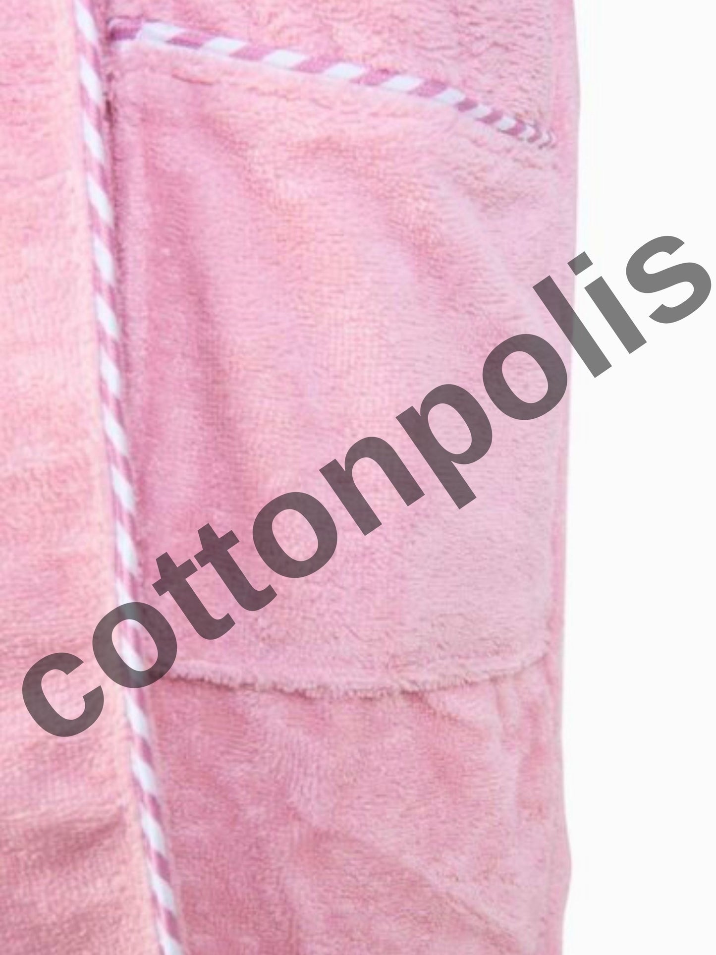 Wholesale Cheap Velvet Terry Cloth Robes with Hooded 100% Turkish Cotton Bathrobes by Cottonpolis