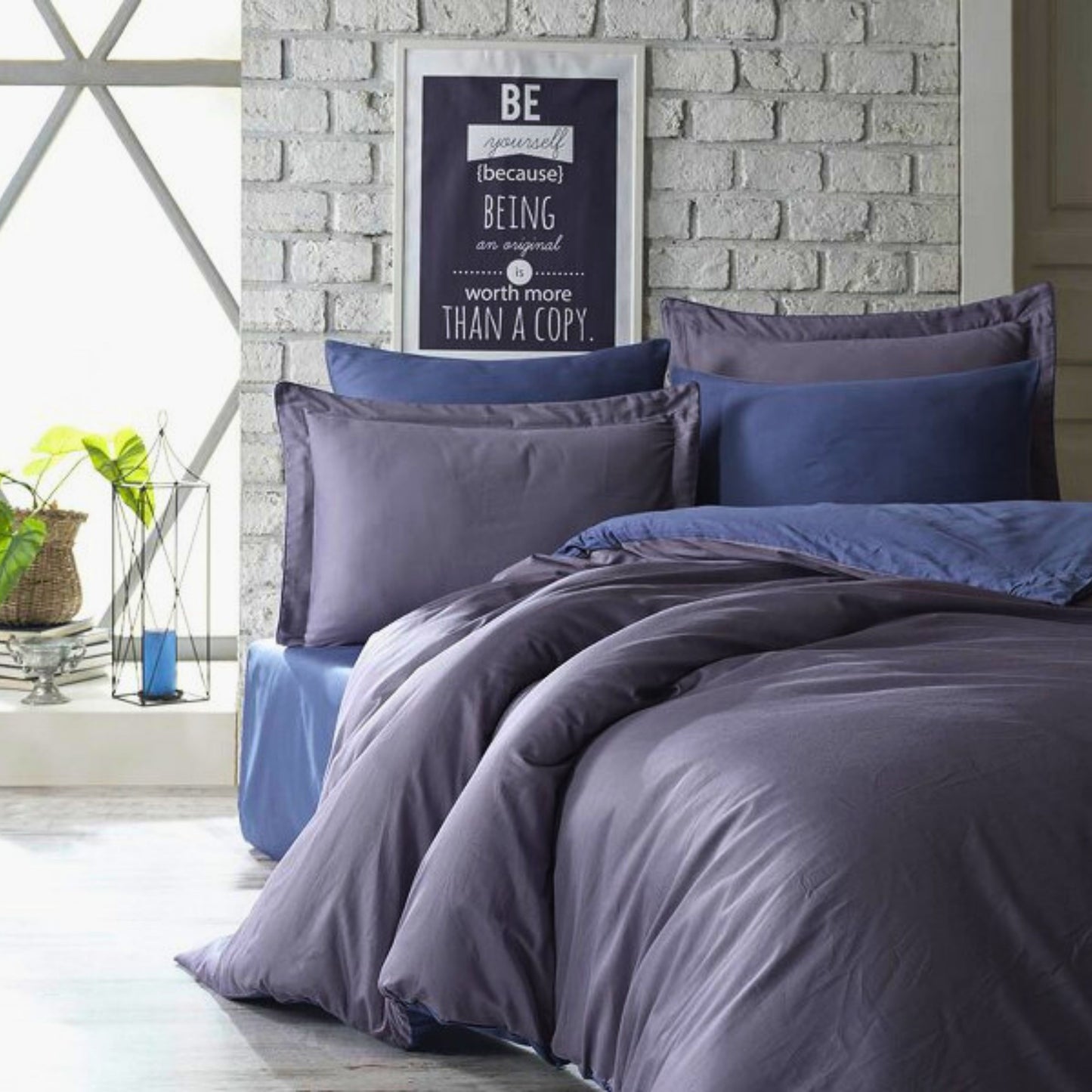 Wholesale Double-Sided Duvet Cover and Sets, Organic 100% Turkish Cotton Bedding Sets by Cottonpolis