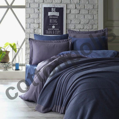 Wholesale Double-Sided Duvet Cover and Sets, Organic 100% Turkish Cotton Bedding Sets by Cottonpolis