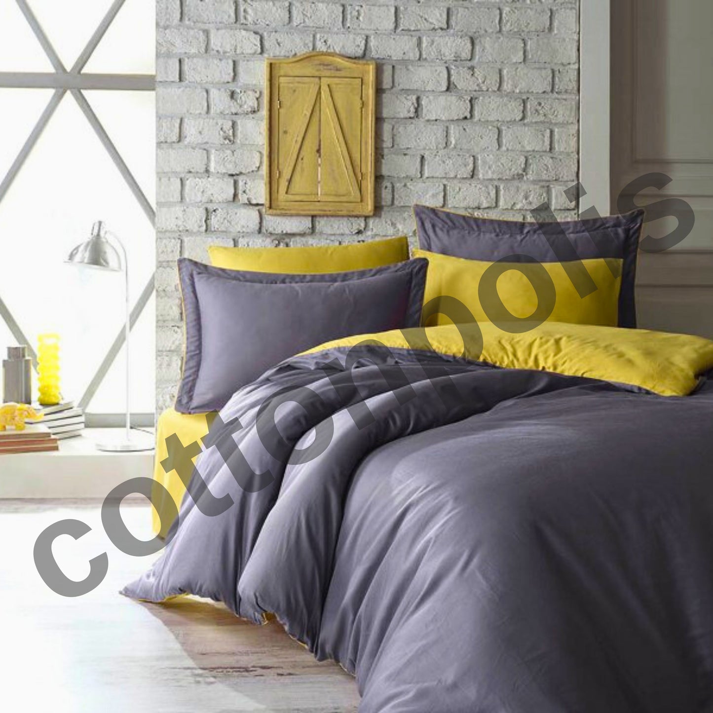 Wholesale Double-Sided Duvet Cover and Sets, Organic 100% Turkish Cotton Bedding Sets by Cottonpolis