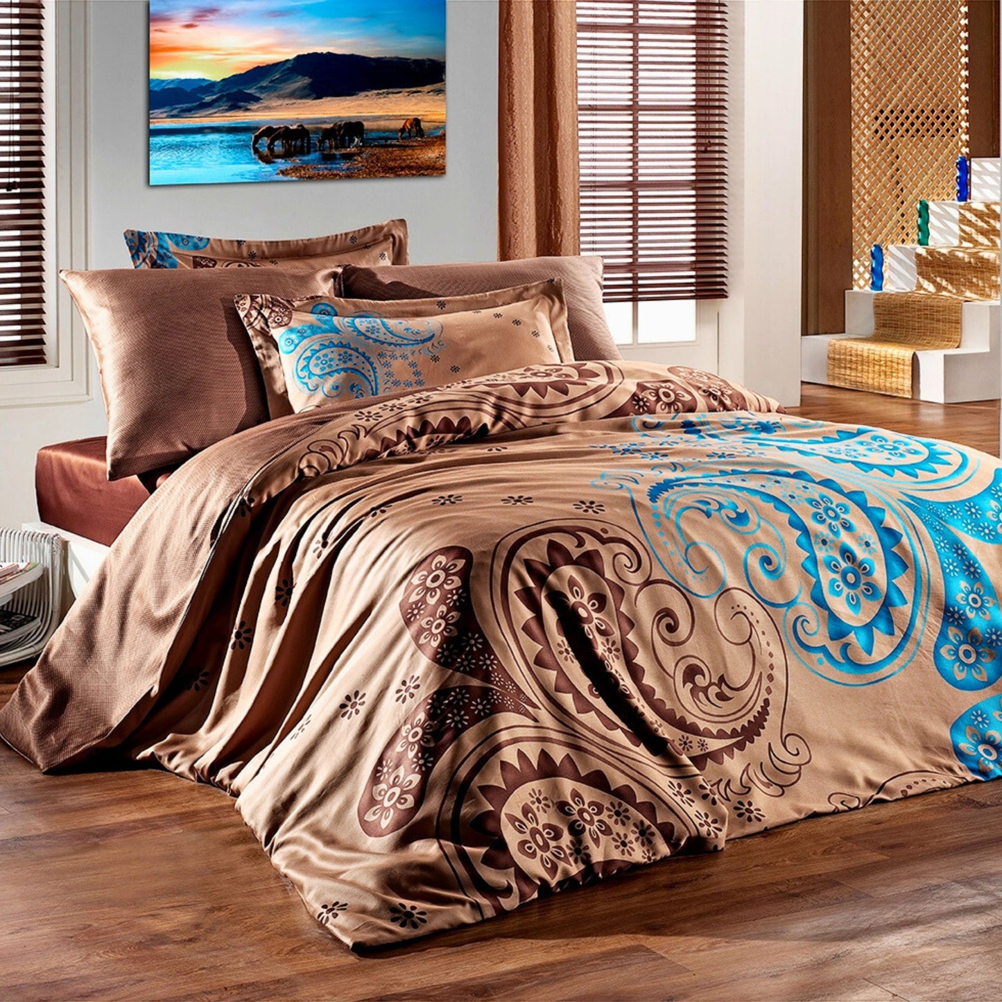 Wholesale Duvet Covers & Sets Traditional Motif Series, 100% Turkish Cotton Bedding Sets by Cottonpolis