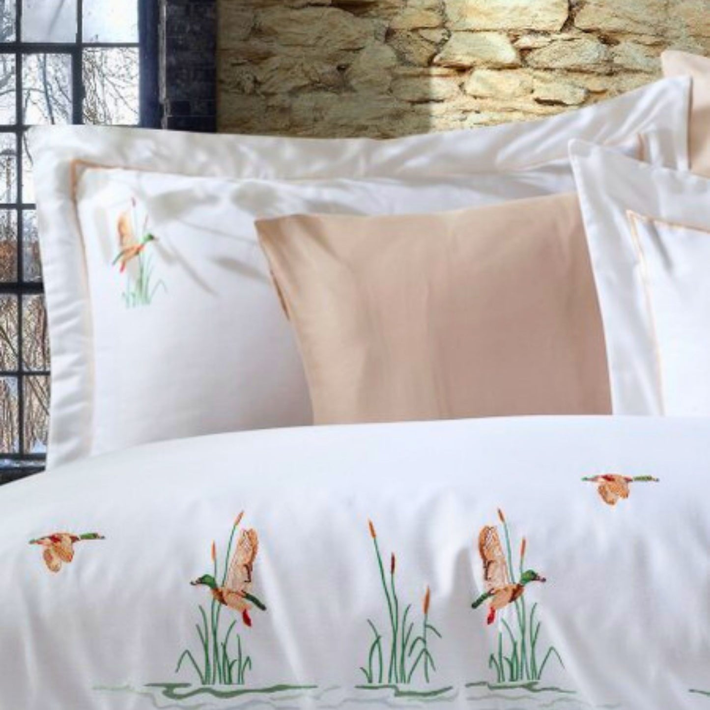 Wholesale Embroidered Series Duvet Cover and Sets Luxury, Organic 100% Turkish Cotton Bedding Sets by Cottonpolis