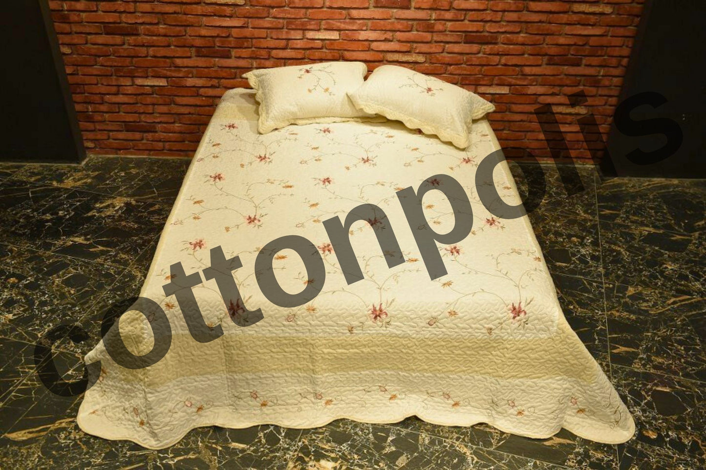 Wholesale Floral Bedspreads and Sets Multipurpose Turkish Cotton Blankets by Cottonpolis