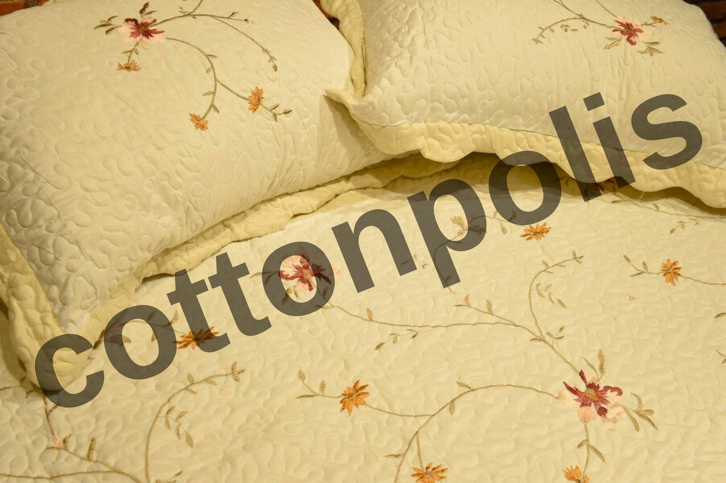 Wholesale Floral Bedspreads and Sets Multipurpose Turkish Cotton Blankets by Cottonpolis