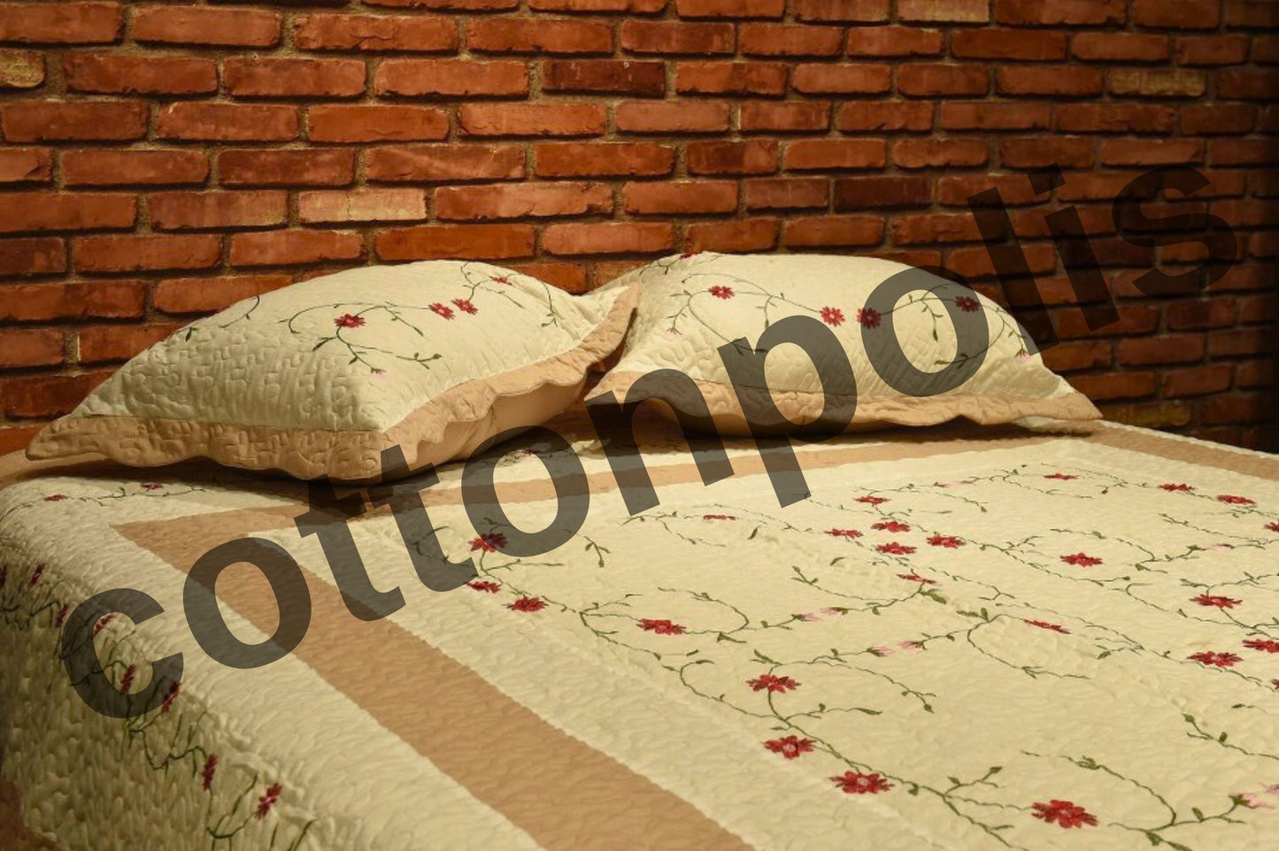 Wholesale Floral Bedspreads and Sets Multipurpose Turkish Cotton Blankets by Cottonpolis