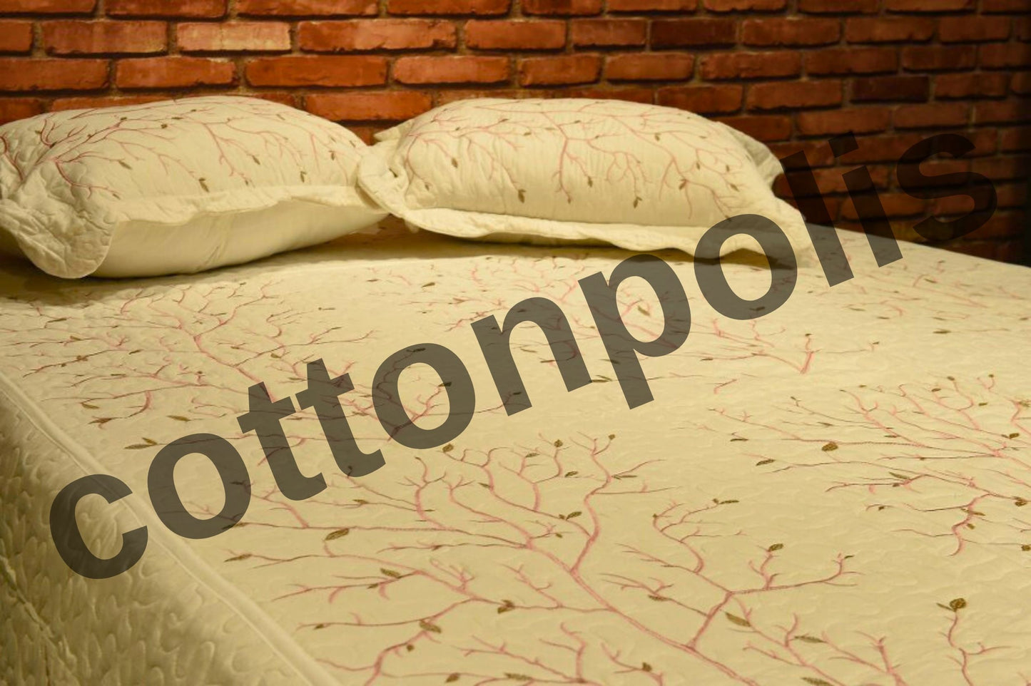 Wholesale Floral Bedspreads and Sets Multipurpose Turkish Cotton Blankets by Cottonpolis