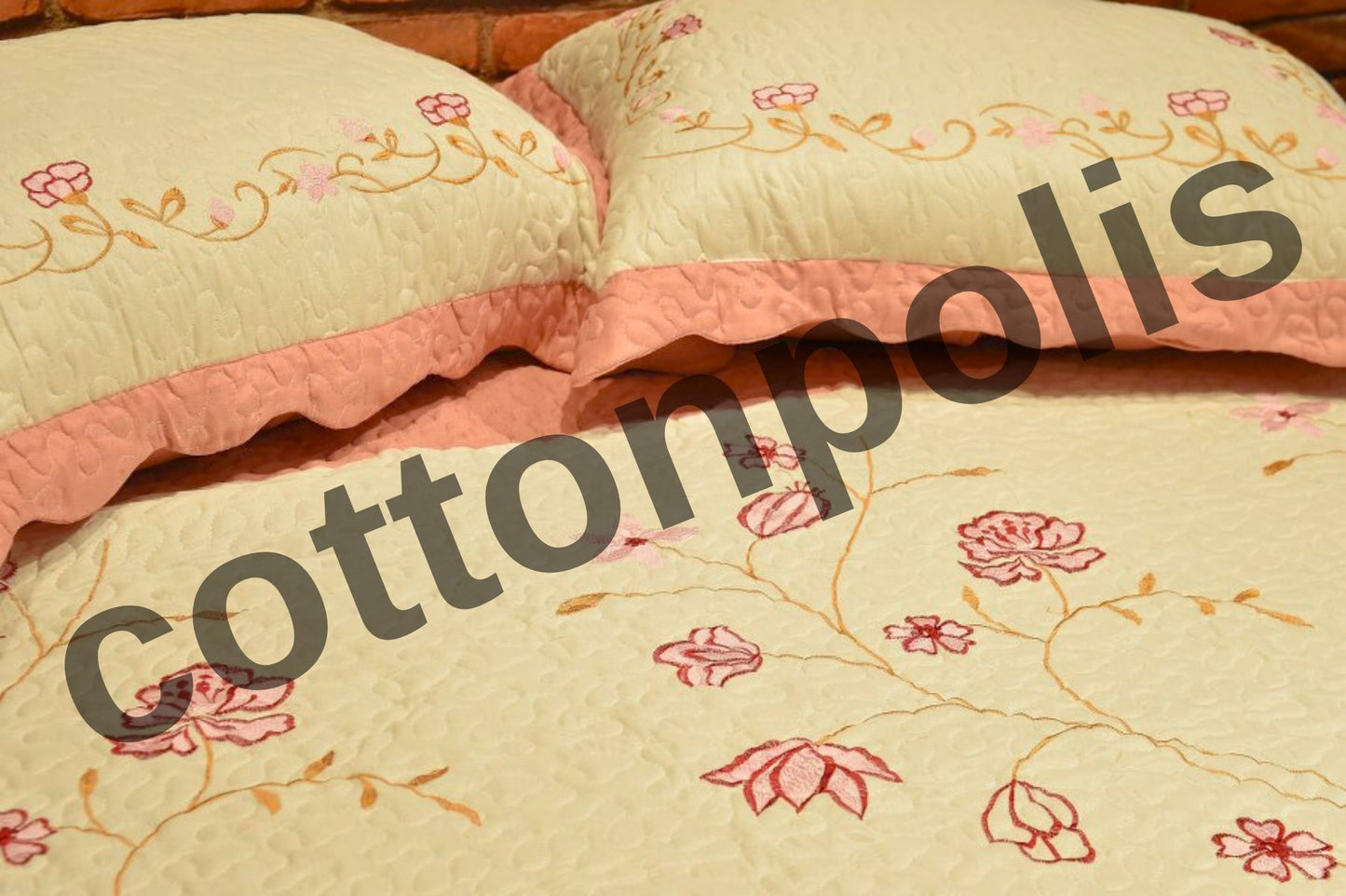 Wholesale Floral Bedspreads and Sets Multipurpose Turkish Cotton Blankets by Cottonpolis