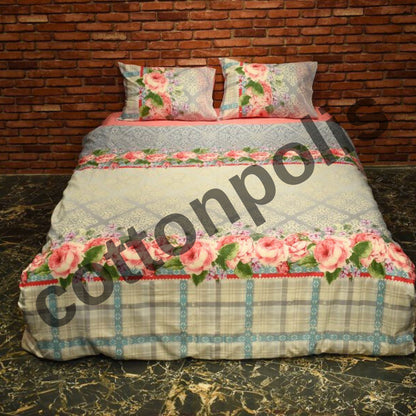 Wholesale Flowering Patterned Duvet Cover and Sets Premium Series, 100% Turkish Cotton Bedding Sets by Cottonpolis