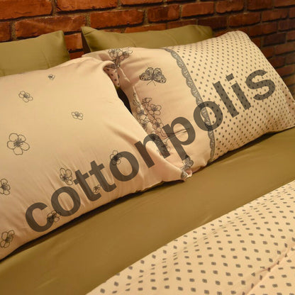 Wholesale Flowering Patterned Duvet Cover and Sets Premium Series, 100% Turkish Cotton Bedding Sets by Cottonpolis