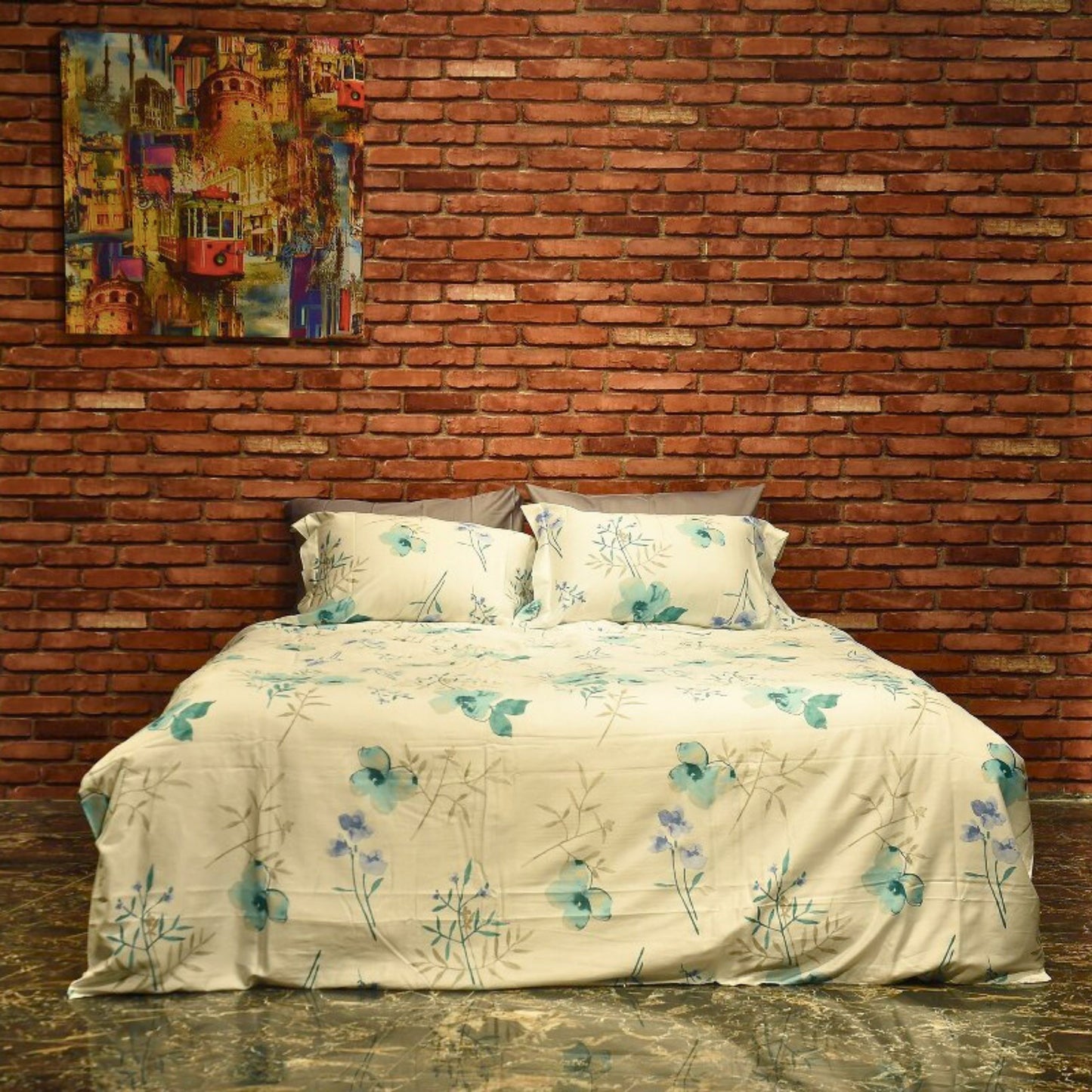 Wholesale Flowering Patterned Duvet Cover and Sets Premium Series, 100% Turkish Cotton Bedding Sets by Cottonpolis