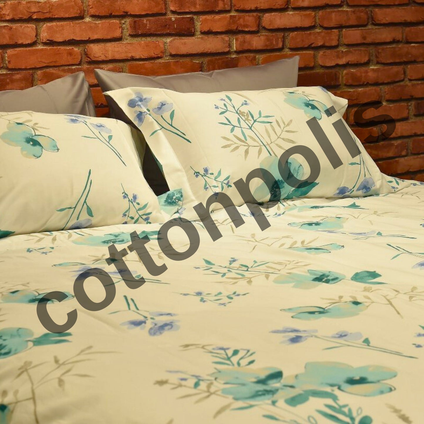 Wholesale Flowering Patterned Duvet Cover and Sets Premium Series, 100% Turkish Cotton Bedding Sets by Cottonpolis