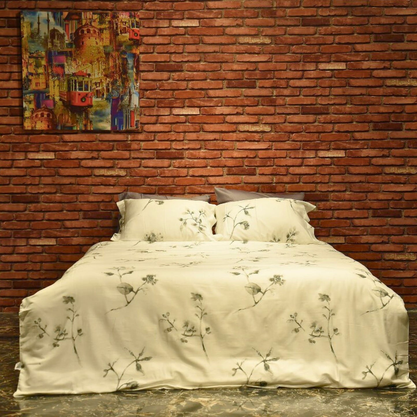 Wholesale Flowering Patterned Duvet Cover and Sets Premium Series, 100% Turkish Cotton Bedding Sets by Cottonpolis