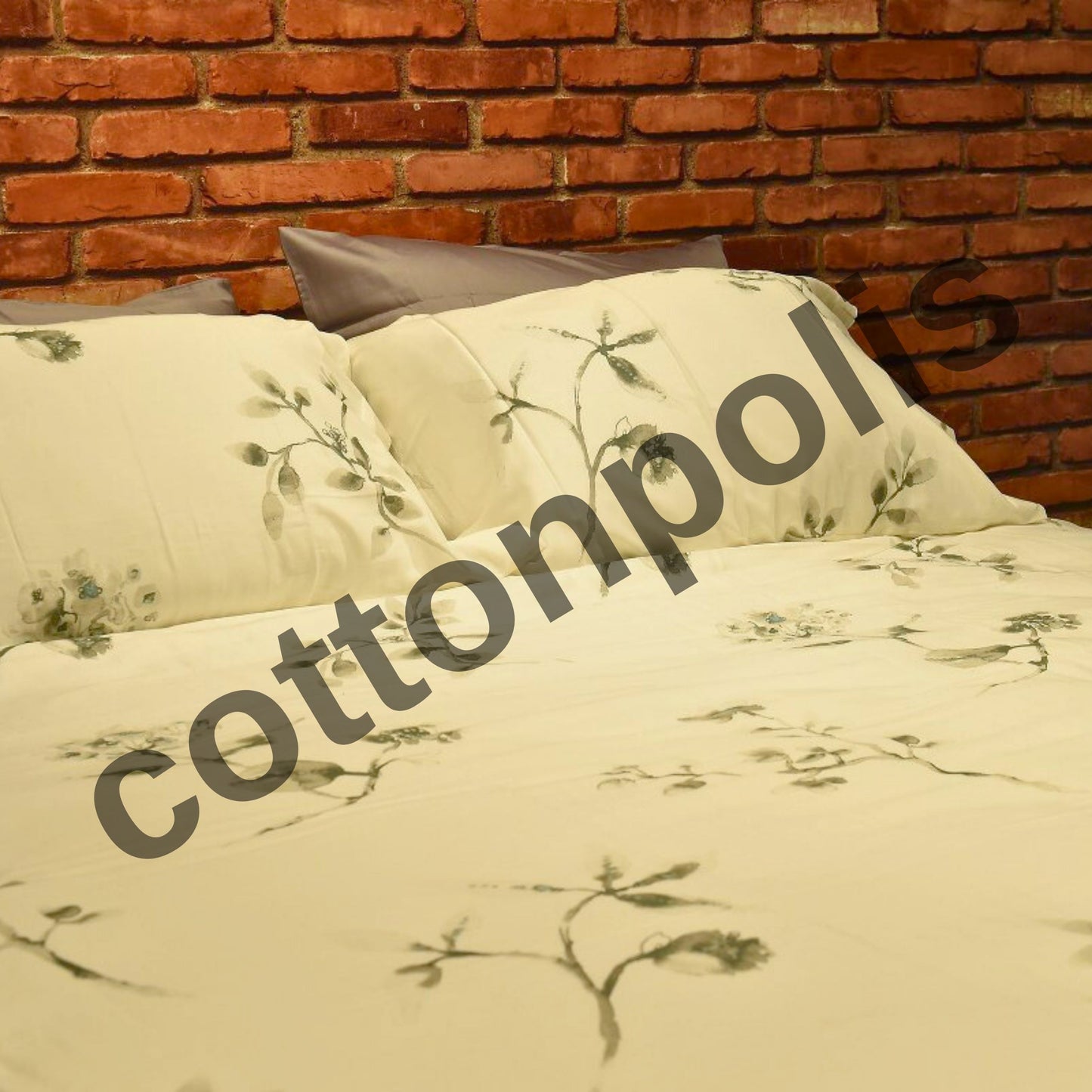 Wholesale Flowering Patterned Duvet Cover and Sets Premium Series, 100% Turkish Cotton Bedding Sets by Cottonpolis