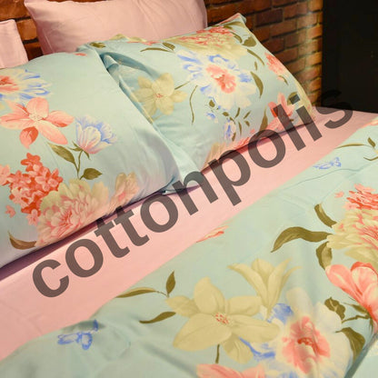 Wholesale Flowering Patterned Duvet Cover and Sets Premium Series, 100% Turkish Cotton Bedding Sets by Cottonpolis