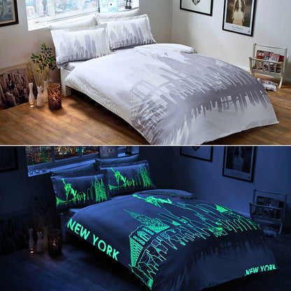 Wholesale Glow in Dark Duvet Cover and Sets Phosphorescent, 100% Turkish Cotton Bedding Sets by Cottonpolis