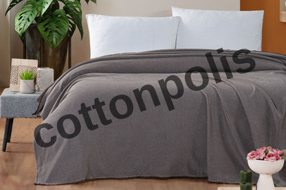 Wholesale Hasır Bedspread 100% Turkish Cotton Turkish Blankets by Cottonpolis