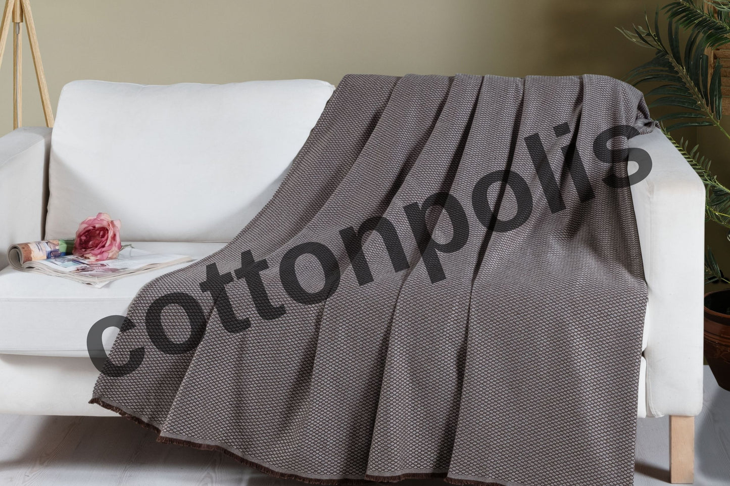 Wholesale Hasır Bedspread 100% Turkish Cotton Turkish Blankets by Cottonpolis