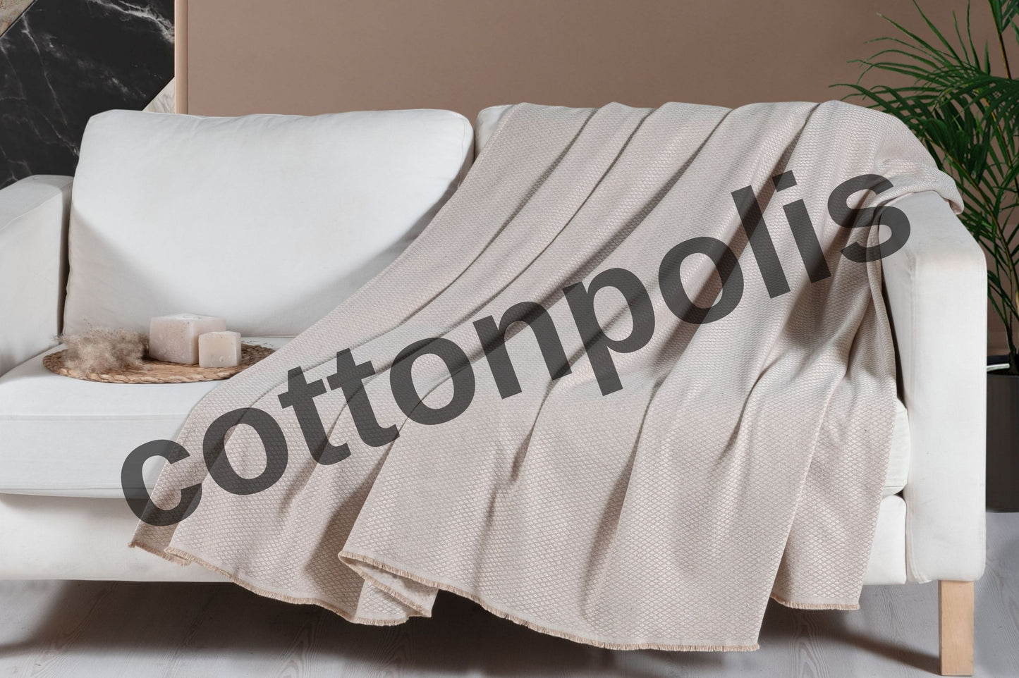 Wholesale Hasır Bedspread 100% Turkish Cotton Turkish Blankets by Cottonpolis