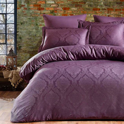 Wholesale Jacquard Duvet Cover and Sets Solid Color, 100% Turkish Cotton Bedding Sets by Cottonpolis