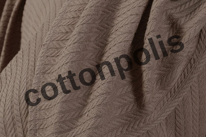 Wholesale Turkish Blankets Knitted Bedspreads 100% Cotton by Cottonpolis