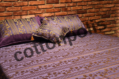 Wholesale Luxury Satin Bedspreads and Sets, 100% Cotton Traditional Design Turkish Blankets by Cottonpolis