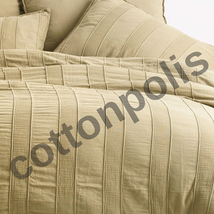 Wholesale Muslin Striped Duvet Cover and Sets, Organic 100% Turkish Cotton Bedding Sets by Cottonpolis